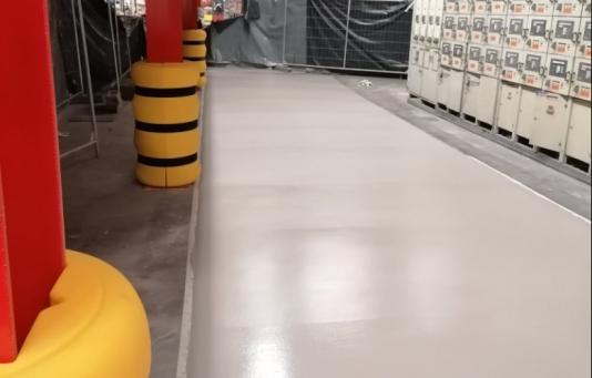 Résine pour sol béton industriel